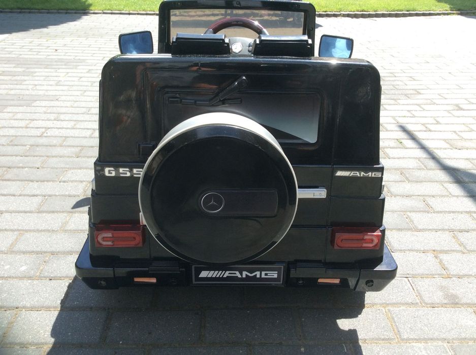 Masinuta electrica MercedesGL telecom comenzi volanUSB muz far led