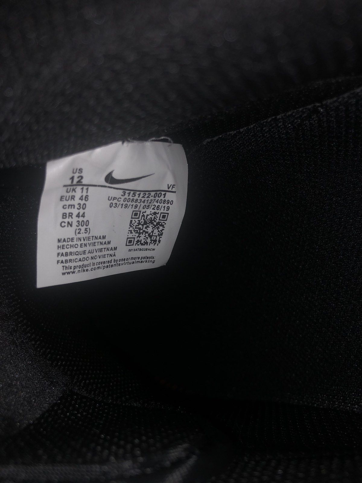 Nike air force 1 black