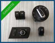 Set butoane 2 geamuri electrice oglinzi lumini cromate VW Touran Caddy
