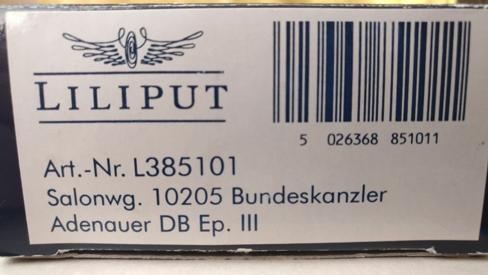 Vagoane călători/bagaje Liliput H0 1:87