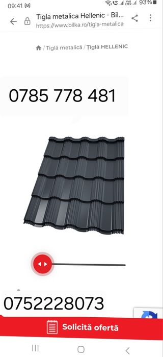 Tablă bilka/wetterbest/lindab