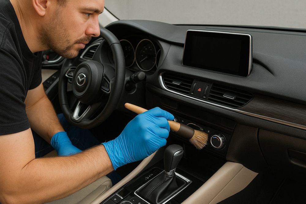 Detailing interior auto la domiciliu – scaune, bord, mocheta, piele &