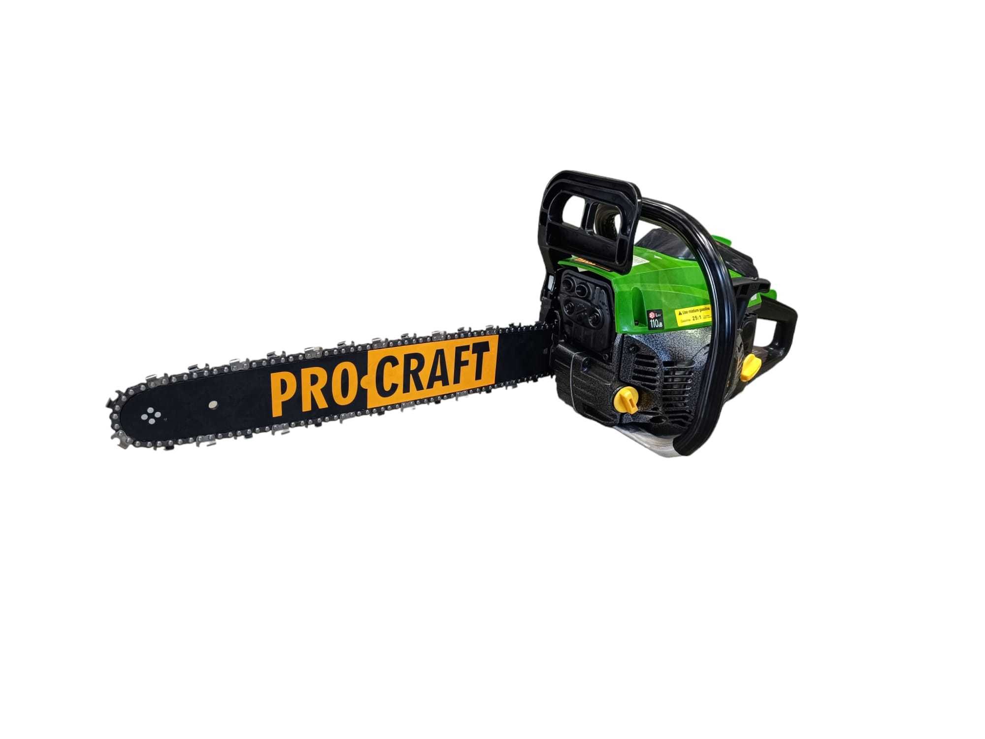 Drujba pe benzina Procraft GS-450 2T, 52cc, 8000rpm,lama 45cm Garantie