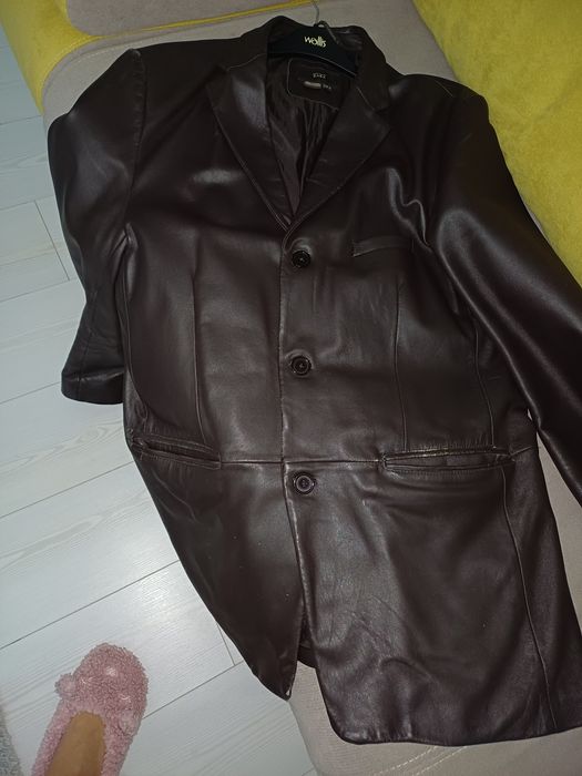 Sacou de piele  Zara!