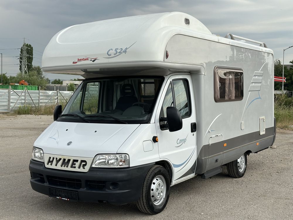Hymer Eriba - 2.8 JTD / Fiat Ducato/Solar 2x150/Klima/TV/Багажник Коле