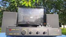 Pick-up stereo Tesla NZC - 040, 2 x boxe originale, Czechoslovakia