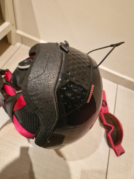 Rossignol Скиорска детска каска с очила Whoopee Impacts RKIH504 Розов