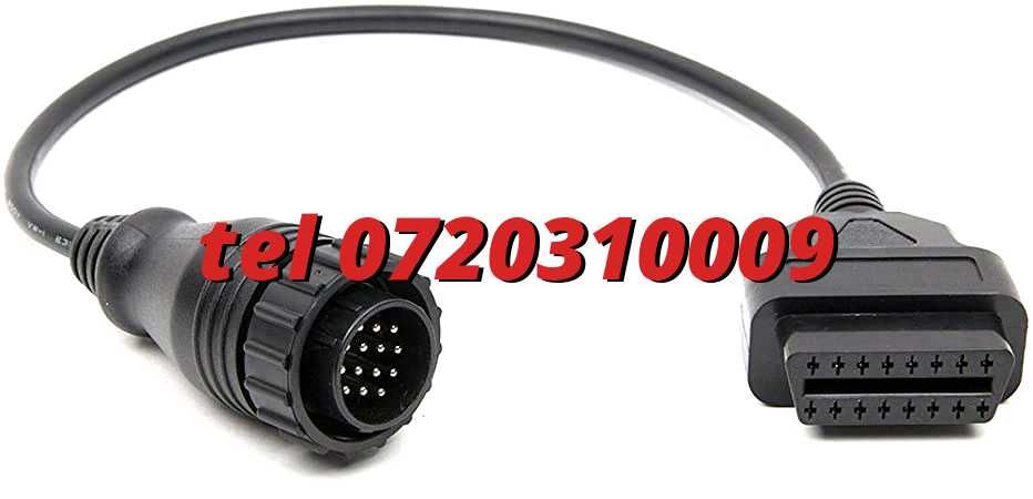 Cablu Adaptor Diagnoza Mercedes Sprinter Vw Lt 14 Pini  Obd2 16 Pin