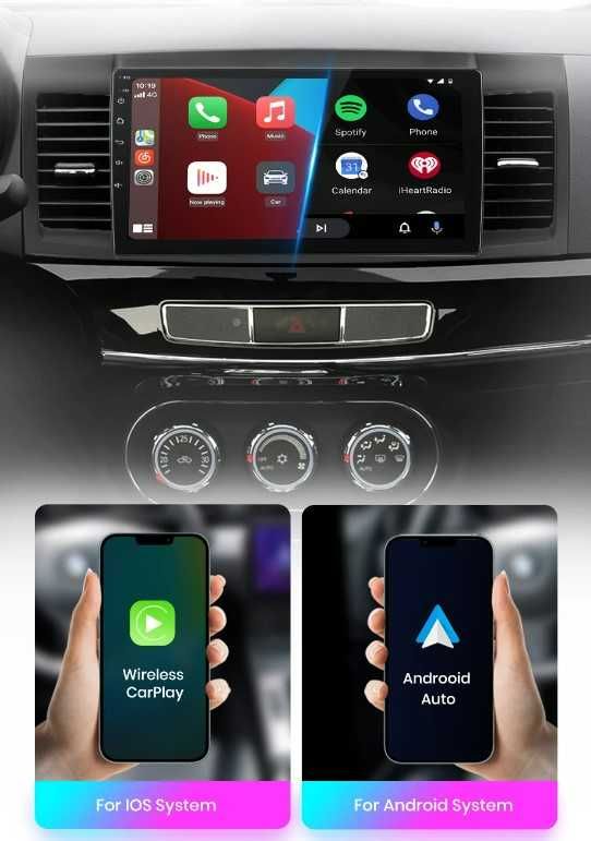 Navigatie Mitsubishi Lancer Android 12 , Carplay , Android auto