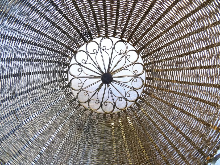 Комплект дизайнерски подноси от месинг, филигранна изработка