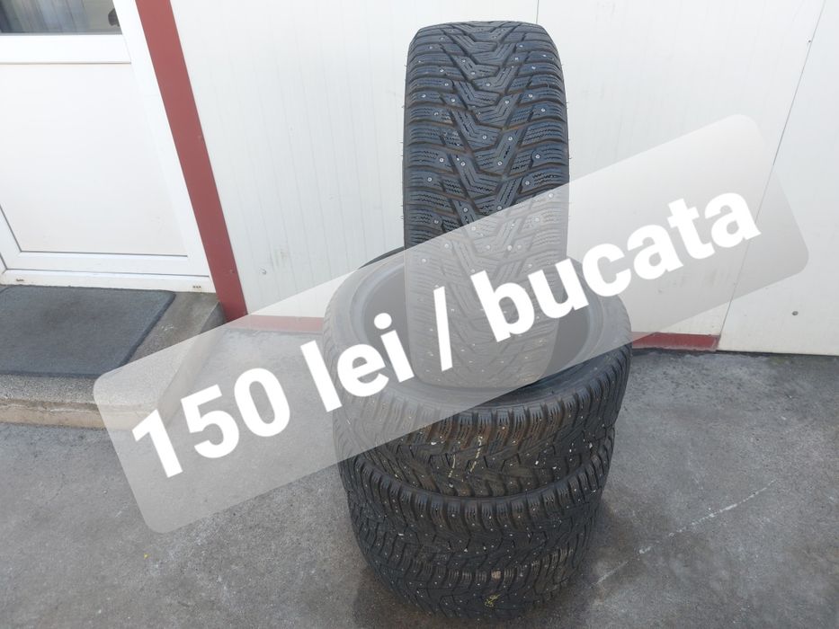 150 lei bucata! Anvelope CRAMPONATE M+S/IARNA 225 40 18 Hankook! 8 mm