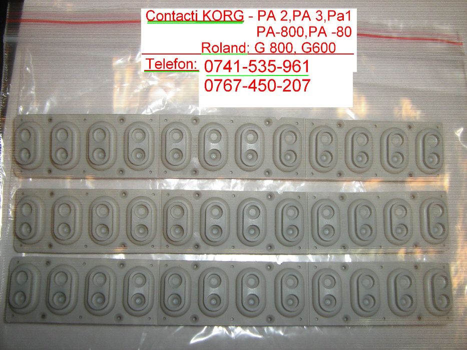 contacte butoane orga (gri ) claviatura KORG PA 4X, PA 3X,PA2X,PA 800