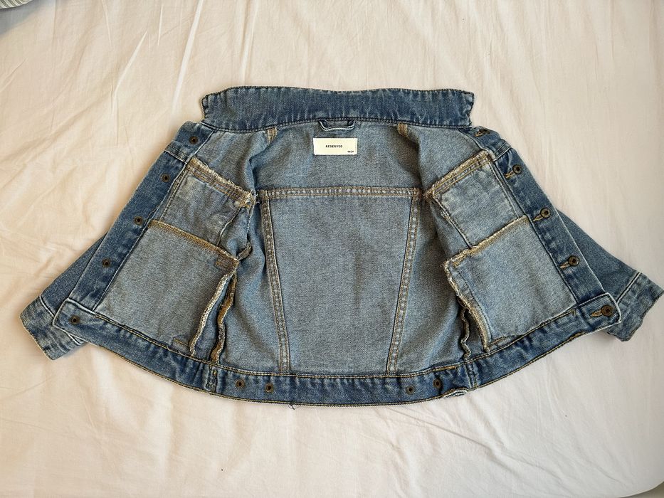 Jacheta / geaca Next si Reserved blugi / denim 98 cm 2-3 ani - ca noi