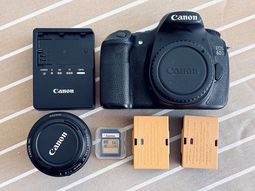 Canon EOS 60D + 50mm f1.8 + аксесоари