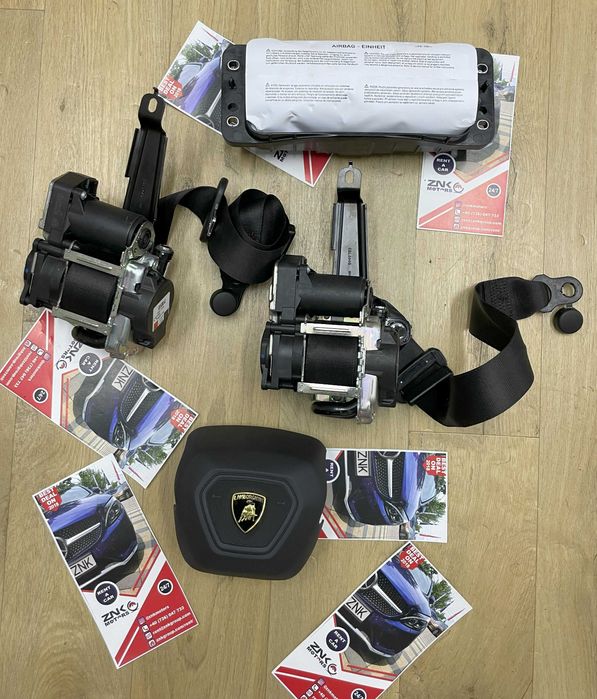 Lamborghini URUS - kit airbag volan pasager - set centuri de siguranta