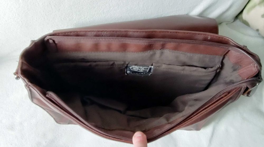 Geanta de umar din piele naturala Three Box