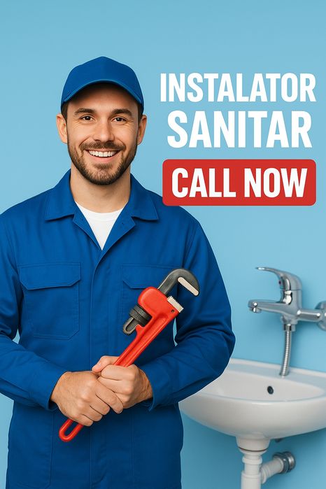 Instalator Instalații sanitare- Rapid, Garantat!