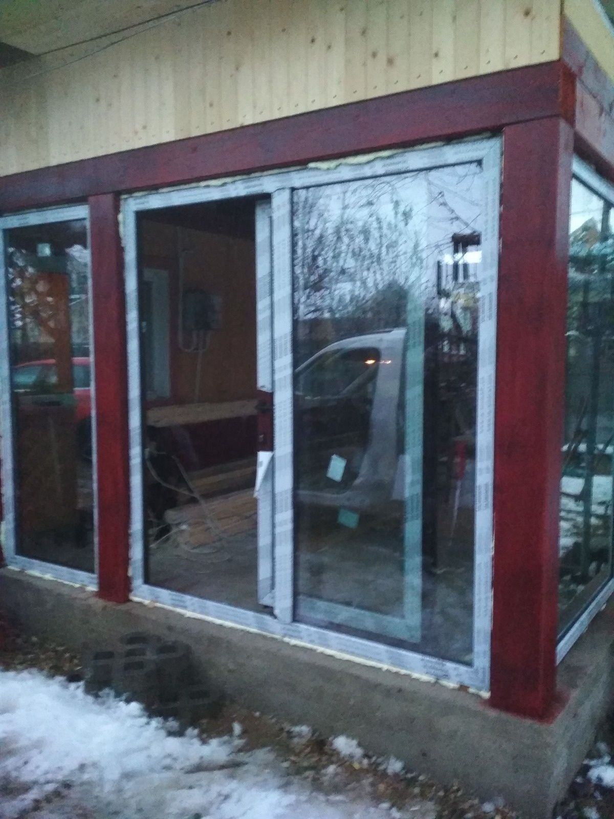 Tamplarie pvc cu geam termopan /tripan