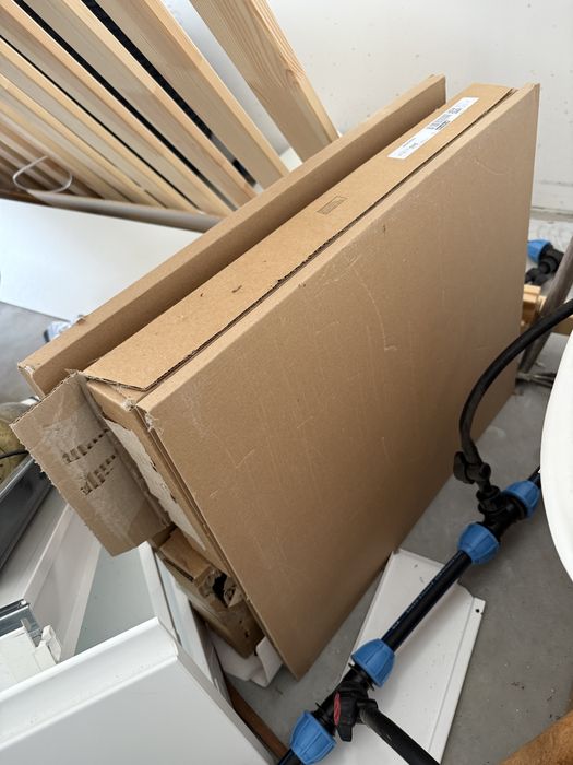 Кухня Чекмеджета Ikea METOD 8 бр. VOXTORP Бялата матова повърхност