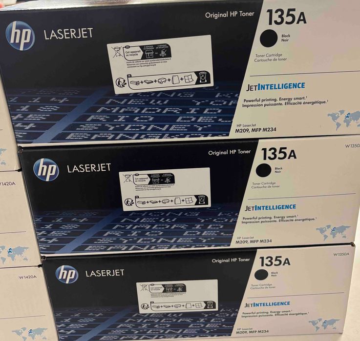 Тонер касети за принтери HP. Чисто нови!!!