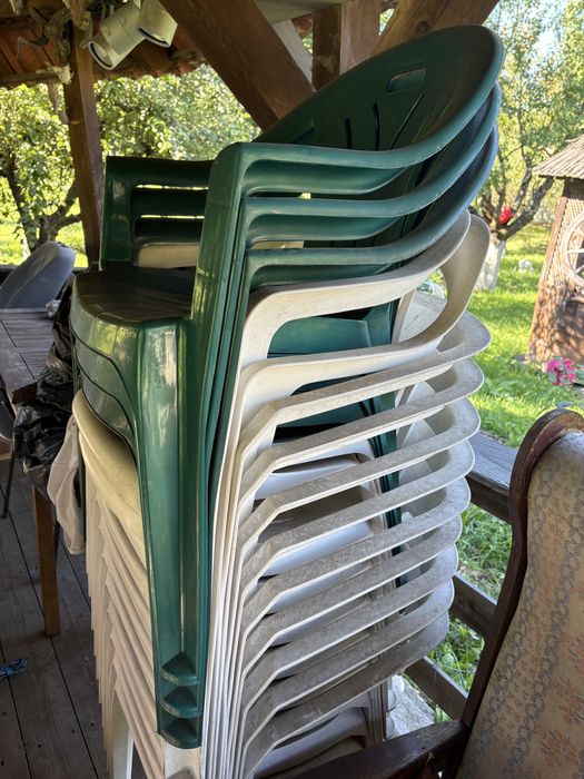 Scaune plastic gradina