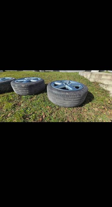 Vând/schimb jante vw R18 cu cauciucuri