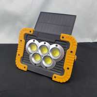Proiector LED-Profesional cu Panou Solar + USB-Power Bank-50W-Germania