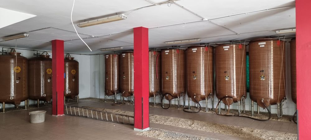 Butoi  cisterna  din fibră de sticlă uz alimentar
