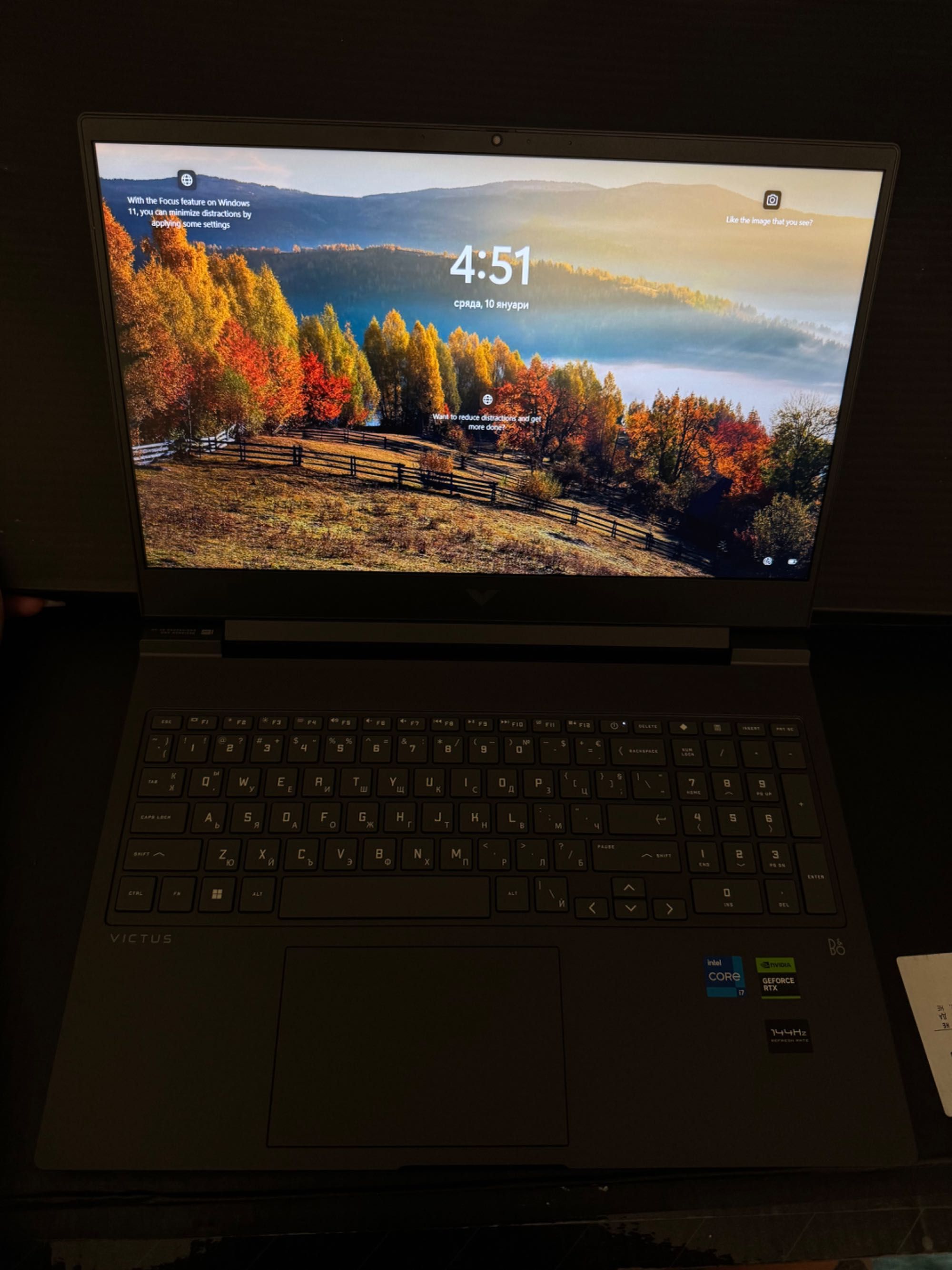 HP Victus 16 с остатъчна гаранция