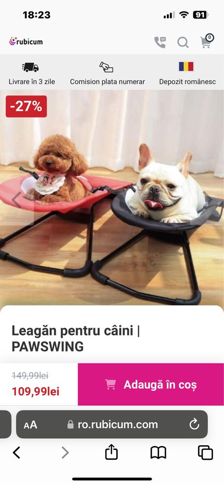 Leagan pentru caini