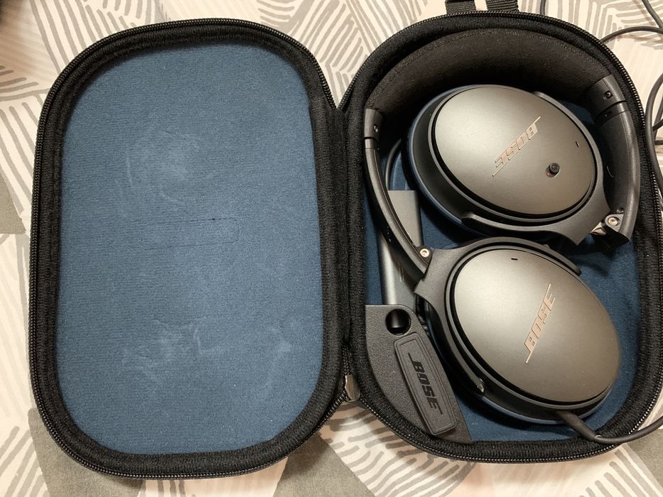 BOSE QC 25 заглушаващи слушалки + амплифайър