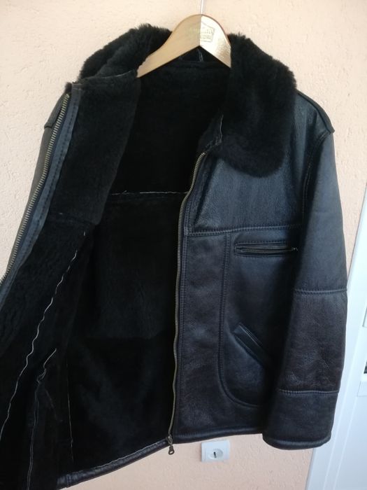 Geaca nouă piele naturala T&L Aviator mărimea 48
