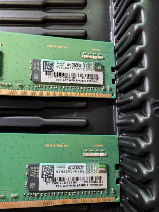RDIMM HPE DDR4 32GB (2x16) 2933MHz