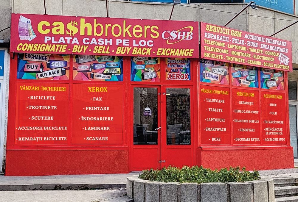 CashBrokers - ServiceGSM - Reparații telefoane-laptopuri