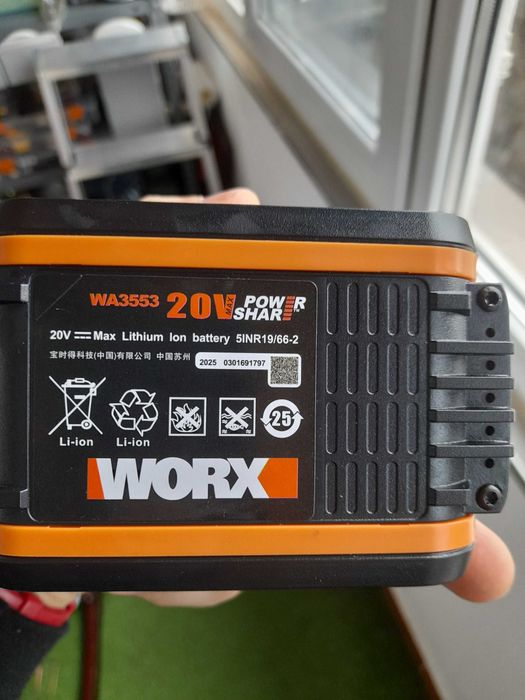 Acumulator Power Share Worx 20V 8Ah Lithiu Ion