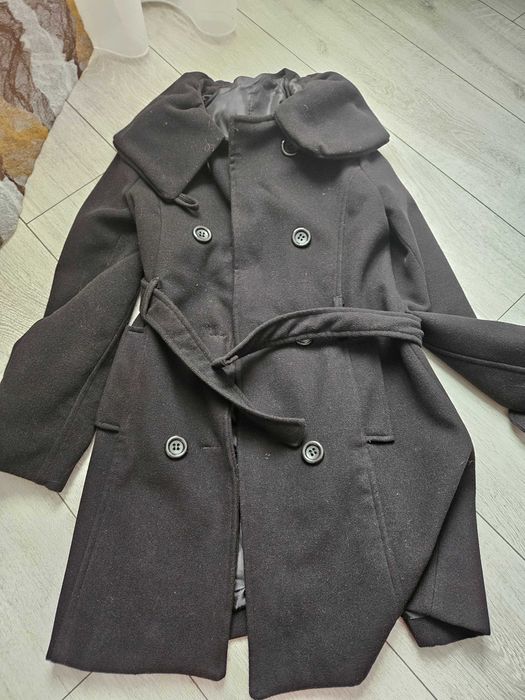 Palton negru, marime S