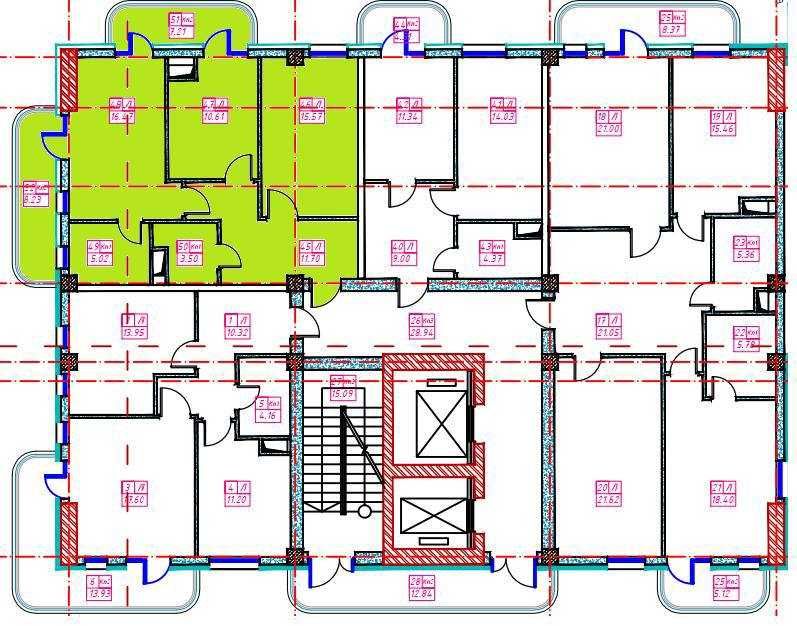 2-комнатные квартиры с террасой ЖК PARKWOOD есть 3 квартиры 63-68 кв.м