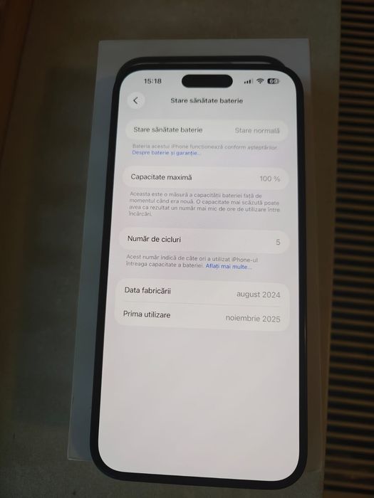 Vând sau schimb IPhone 15 plus .[ ESTE NOU ]