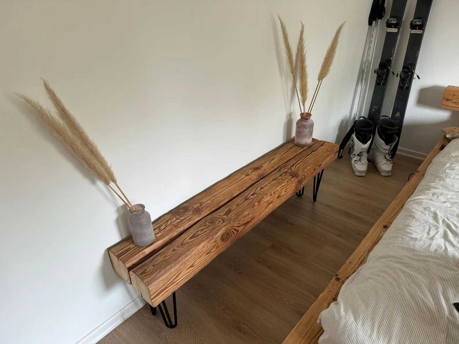 Маса за кафе от старо дърво