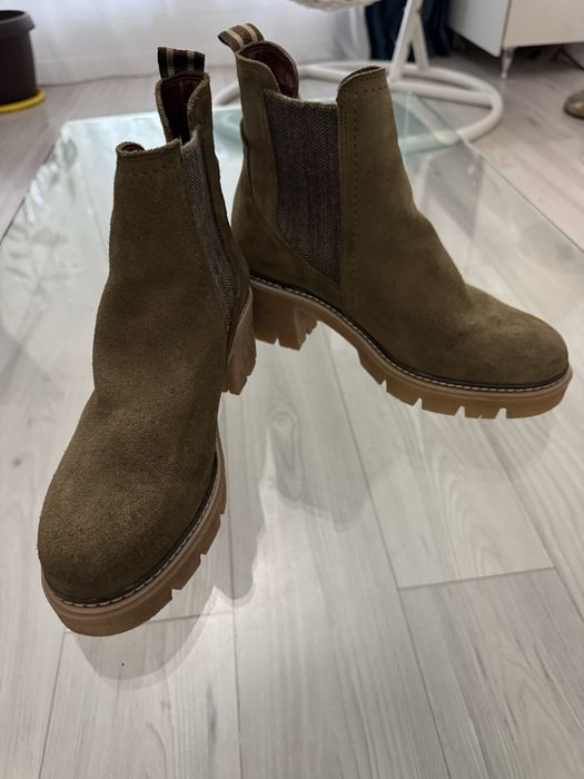 Ghete din piele naturala Tamaris