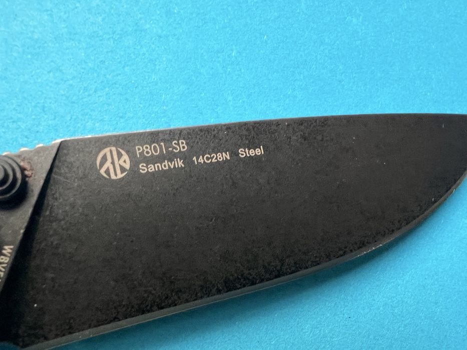 Cuțit pliabil Ruike P801-SB – oțel Sandvik 14C28N, stonewashed