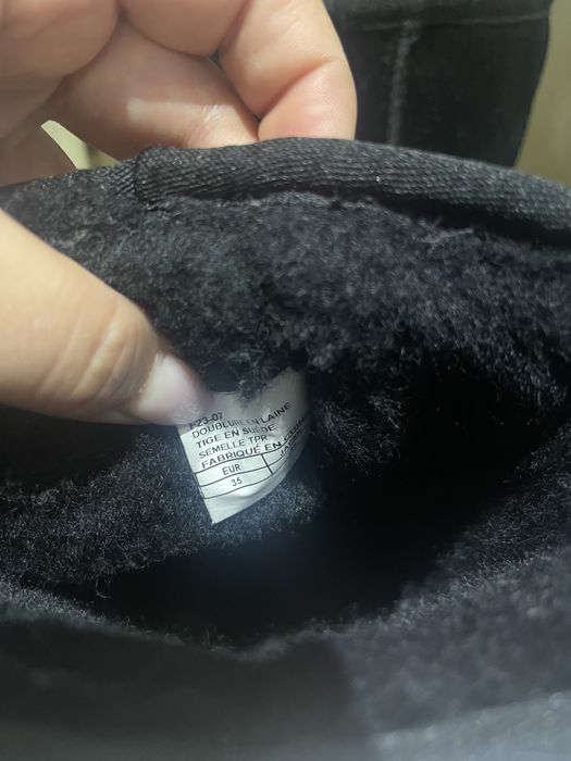 Emu ghete piele blana naturala