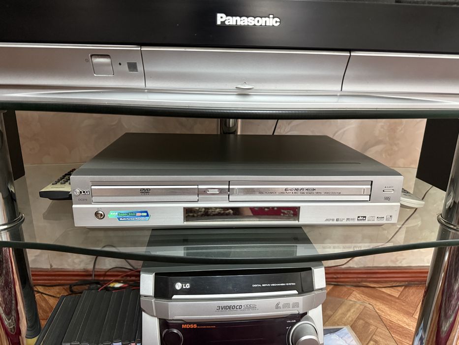 Музыкальный центр LG , DVD LG , телевизор Panasonic