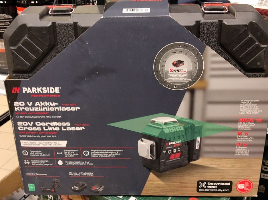 Nivela Laser Parkside