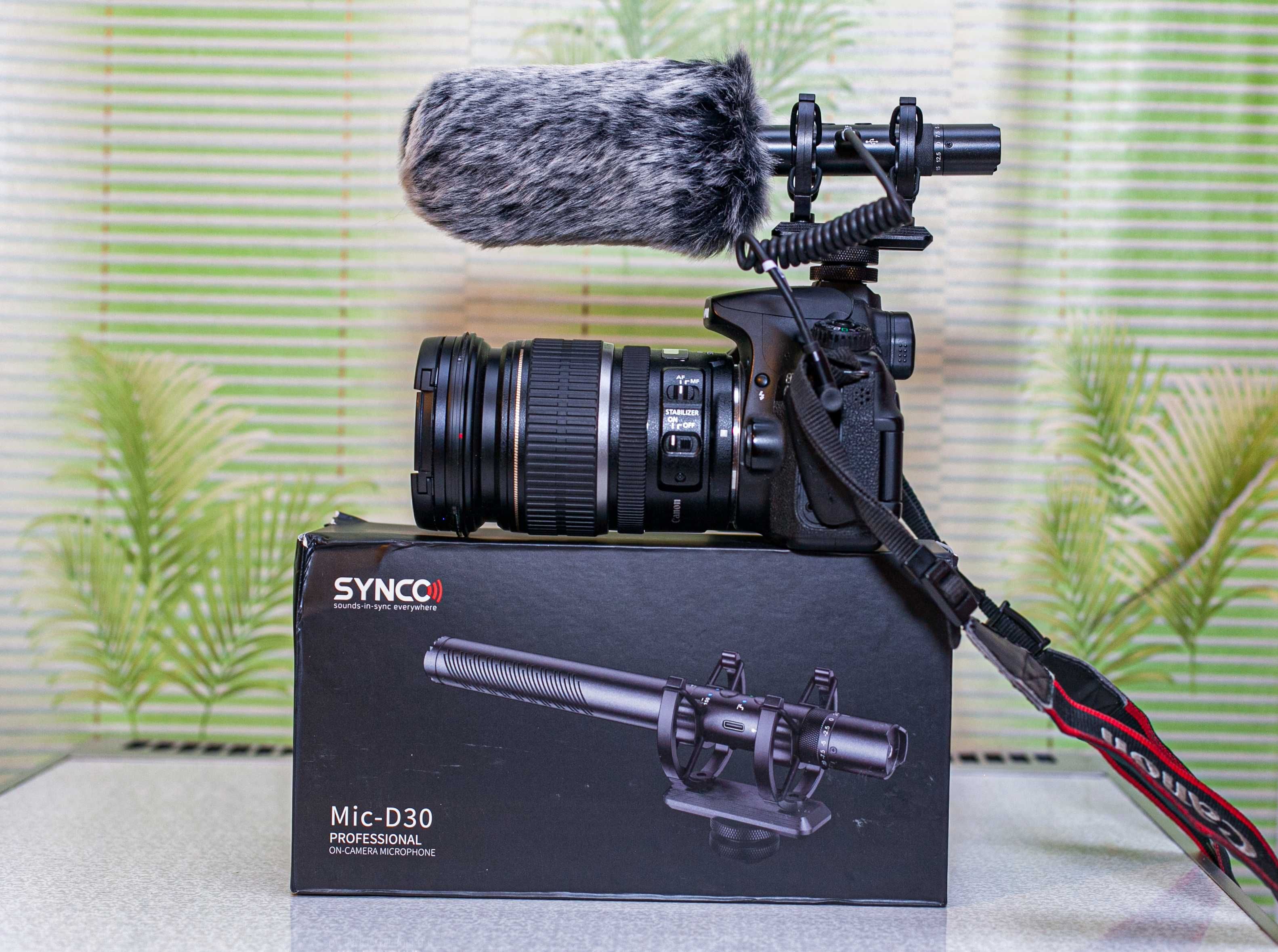 Микрофон SYNCO D30,  Суперкардиоидный конденсаторный  D30 с фильтром