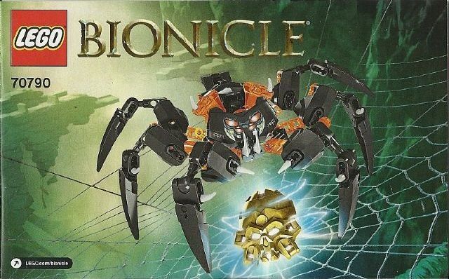 Lego Bionicle Lordl Skull Spider