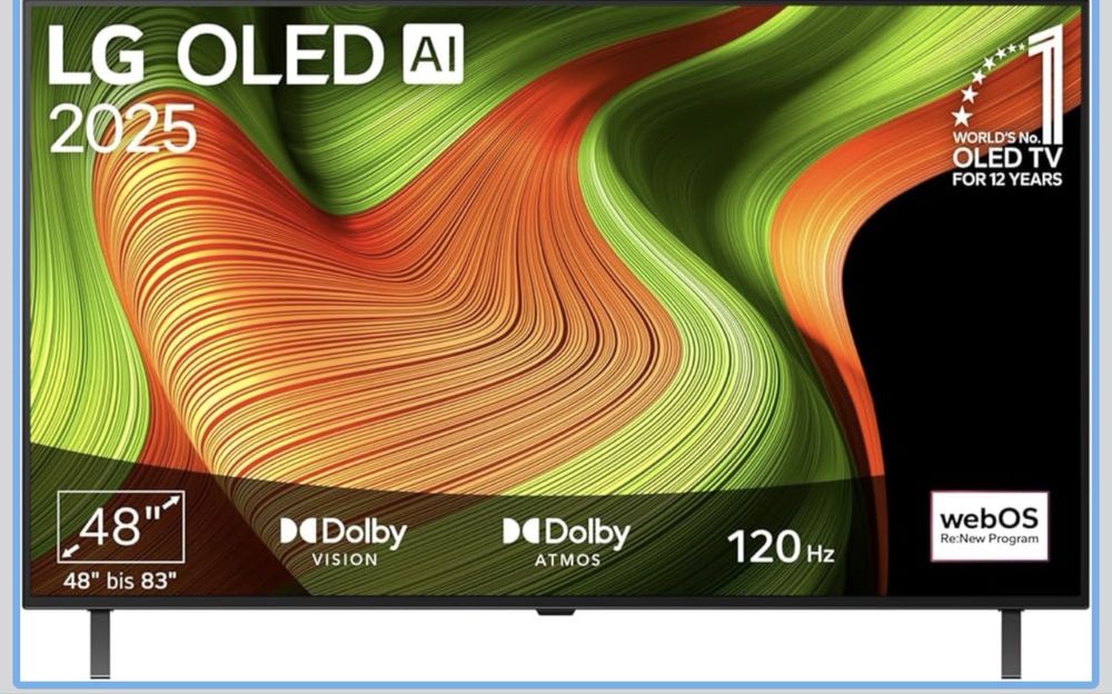 LG OLED48B59LA TV 55Zoll (139cm) 4K OLED AI TV