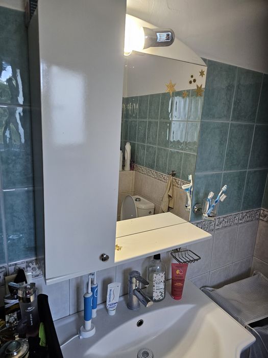 Set mobila de baie+ Lavoar+Baterie+ Oglinda