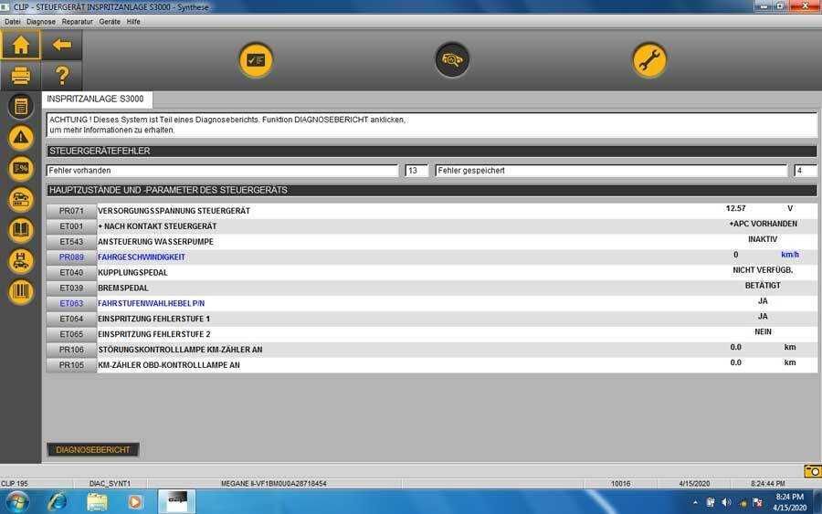 Renault Can Clip - Софтуер за диагностика Renault / Dacia
