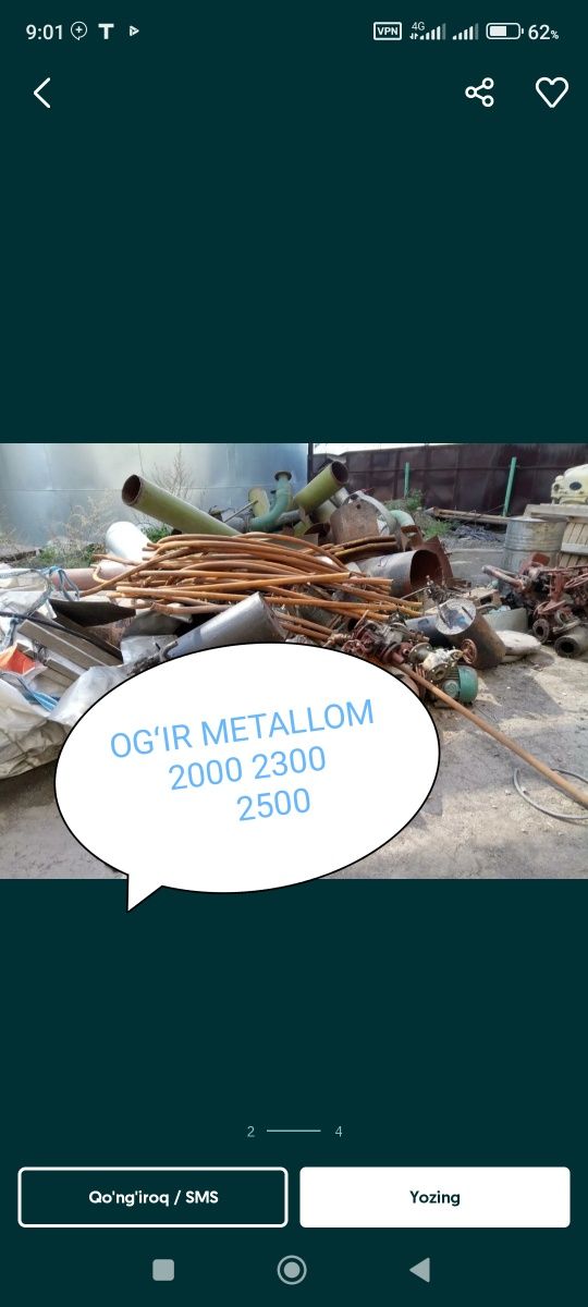 3000 Metallom Металлом пеработка Metallolom qayta ishlash xizmati 24